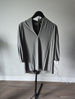 Maria Pinto Gish Olive Green Blouse XS